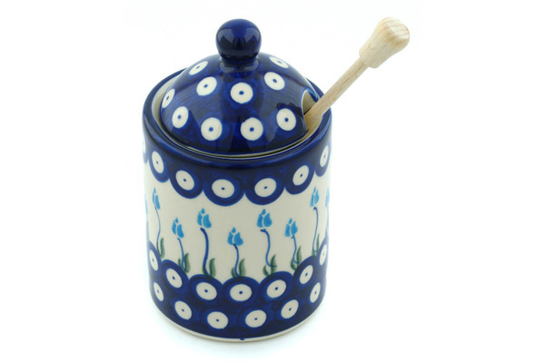 Honey Jar with Dipper 6"