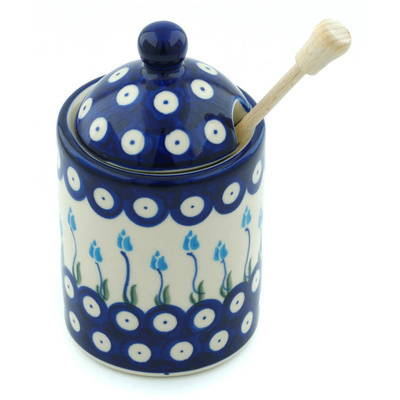 Honey Jar with Dipper 6"