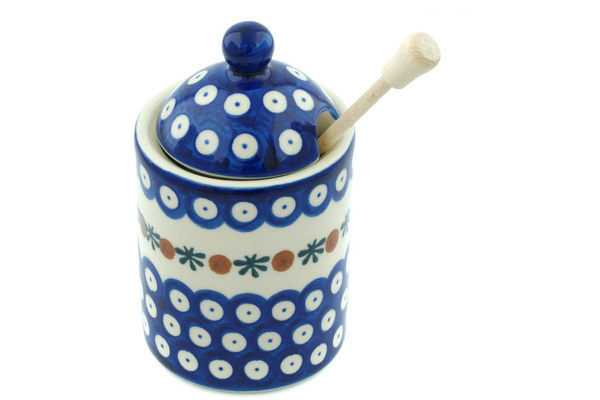 Honey Jar with Dipper 6"