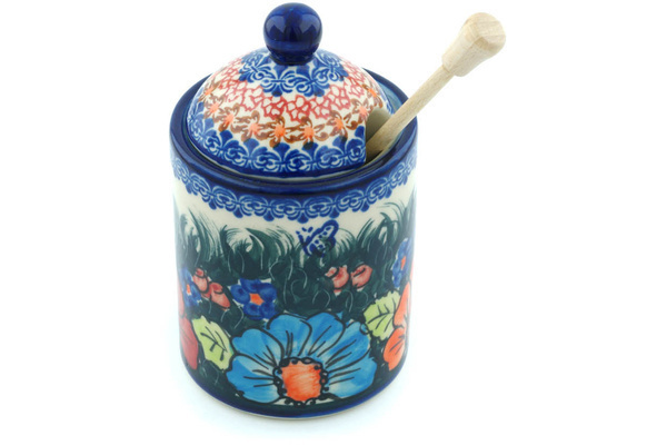 Honey Jar with Dipper 6"