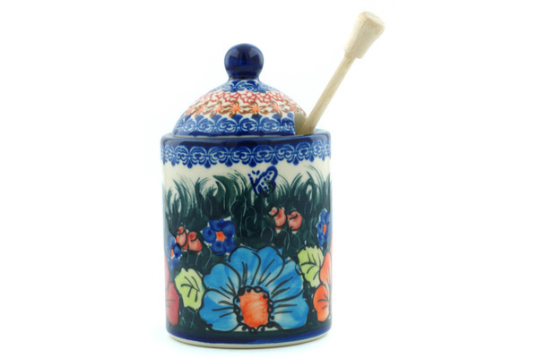 Honey Jar with Dipper 6"