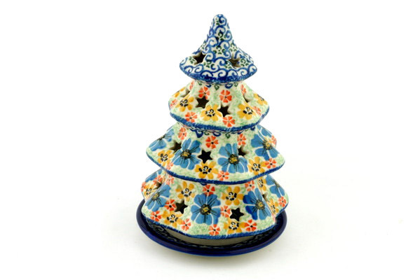 Christmas Tree Candle Holder 7"