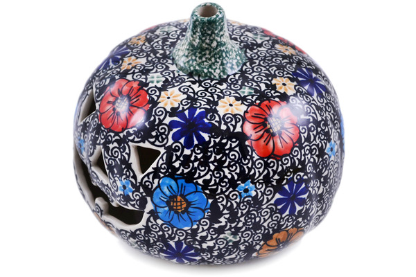 Jack O Lantern Candle Holder 7"