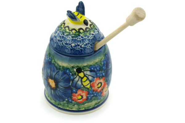 Honey Jar with Dipper 6"