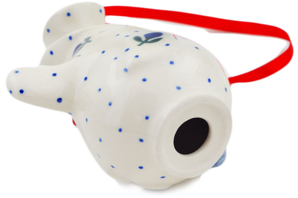 Snowman Ornament With Bell 4"