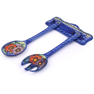 Salad Spoon and Fork Set 12"