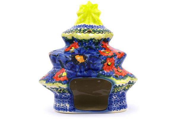 Christmas Tree Candle Holder 7"