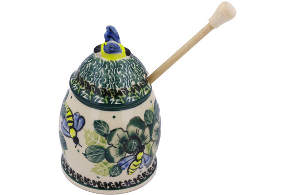 Honey Jar with Dipper 6"