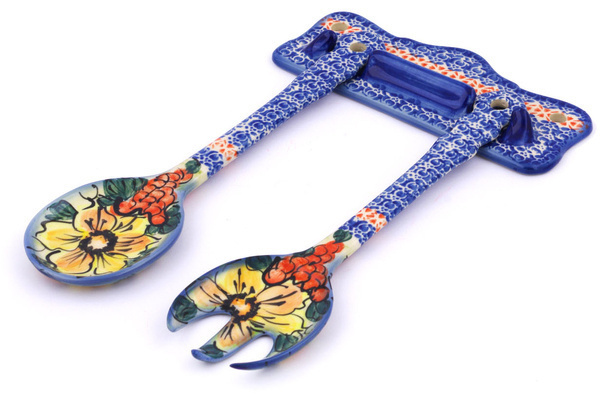 Salad Spoon and Fork Set 12"