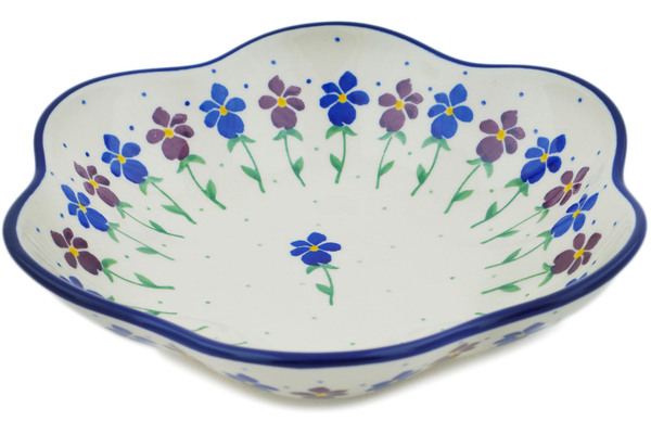 Scalloped Fluted Bowl 8"