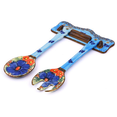 Salad Spoon and Fork Set 12"