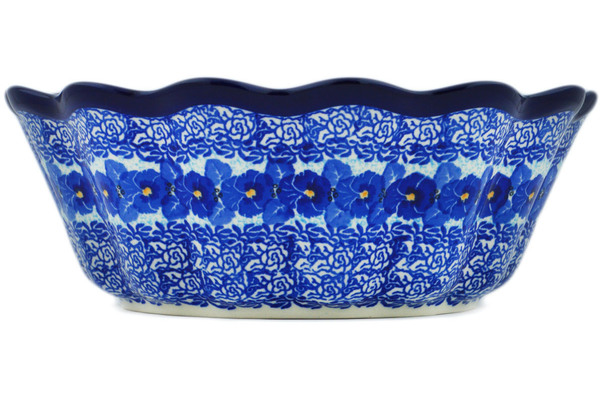 Scalloped Fluted Bowl 9"