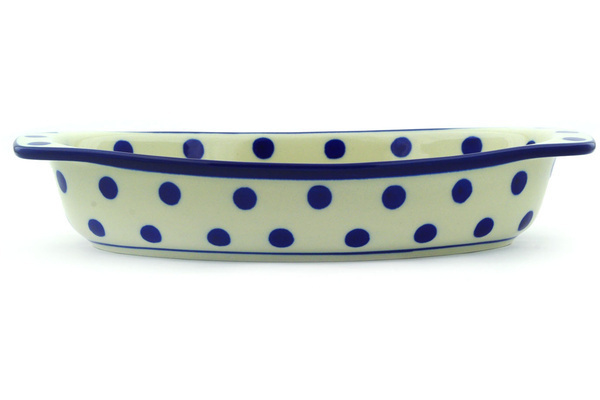 Oval Baker with Handles 12"