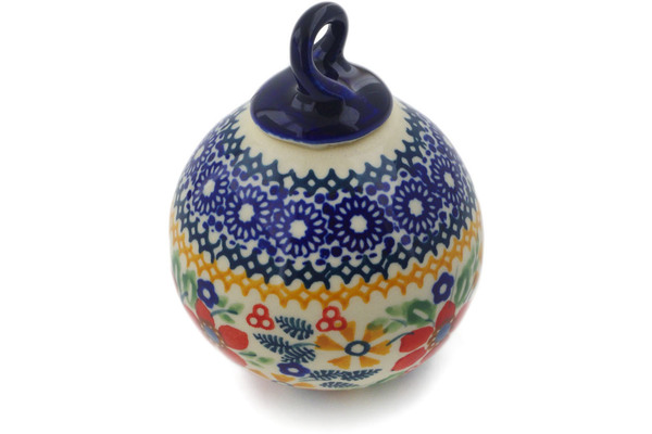 Christmas Ball Ornament 4"