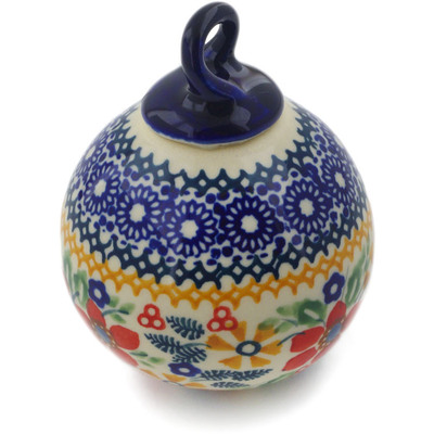 Christmas Ball Ornament 4"