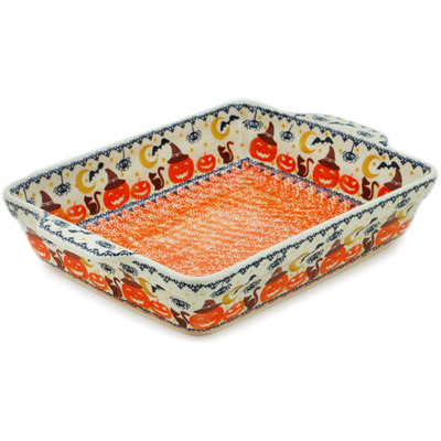 Rectangular Baker with Handles 15"