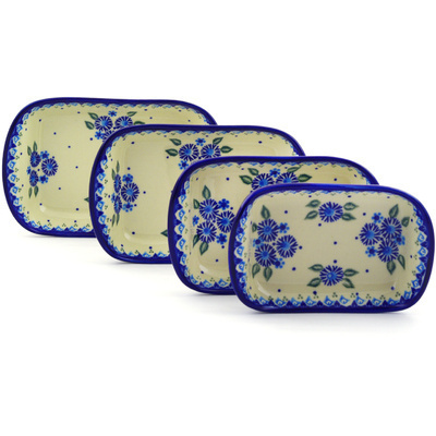 Set of 4 Rectangular Bakers 11"