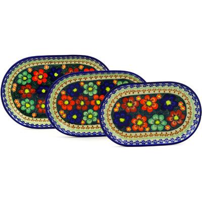 Set of 3 Platters 13"