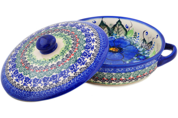 Baker with Cover with Handles 8"