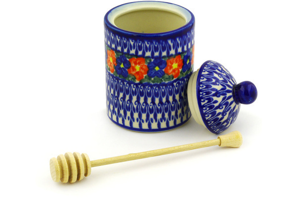 Honey Jar with Dipper 6"