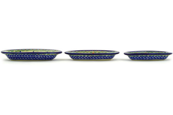 Condiment set of 3 nesting dishes: 7¼-inch, 6½-inch, 5¾-inch