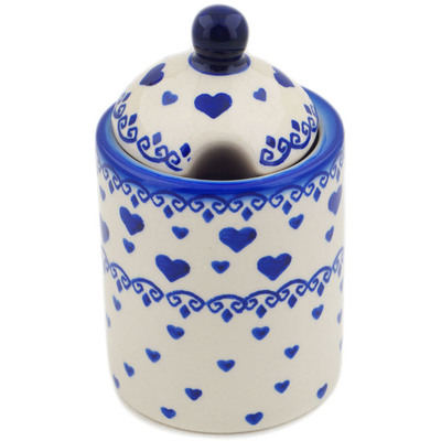 Jar with Lid with Opening 6"