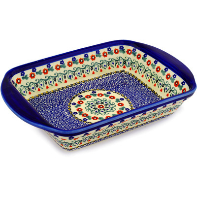 Rectangular Baker with Handles 14"