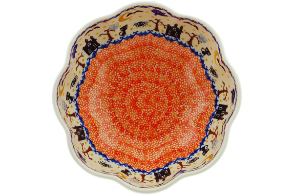 Scalloped Fluted Bowl 10"