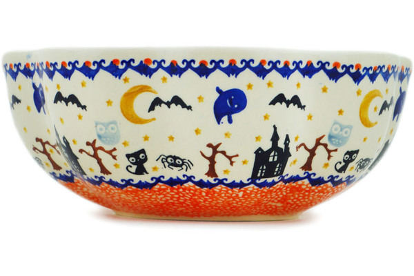 Scalloped Fluted Bowl 10"