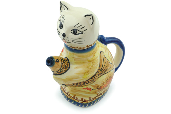 Cat and Fish Creamer 17 oz