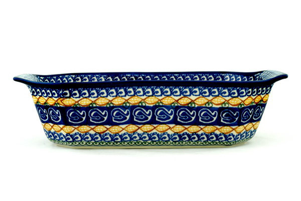 Rectangular Baker with Handles 14"