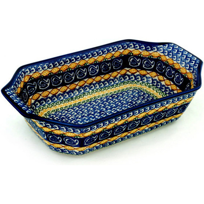 Rectangular Baker with Handles 14"