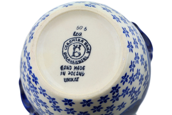 Jar with Lid and Handles 7"