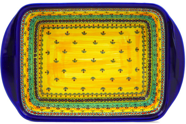 Rectangular Baker with Handles 14"