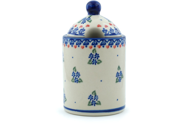 Jar with Lid with Opening 6"