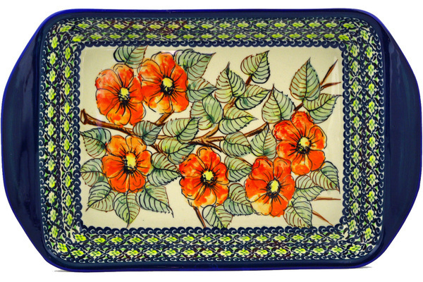 Rectangular Baker with Handles 16"