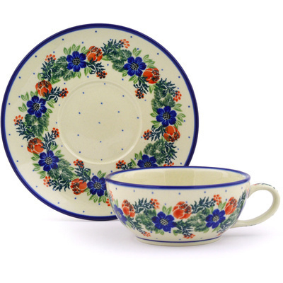 Cup with Saucer 10 oz