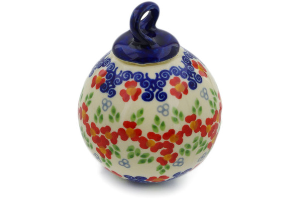 Christmas Ball Ornament 4"