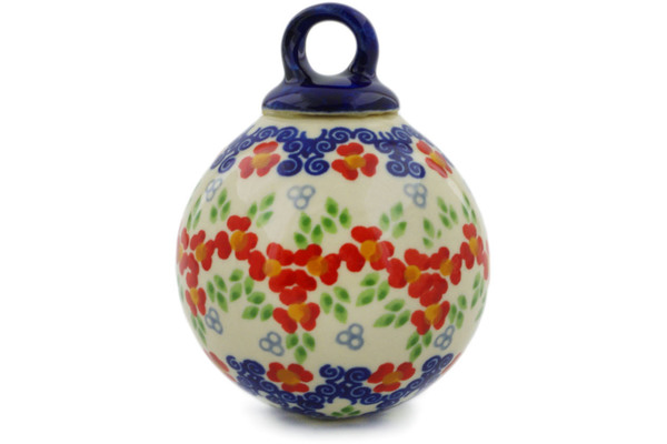 Christmas Ball Ornament 4"