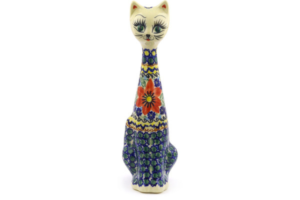 Cat Figurine 10"