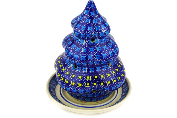 Christmas Tree Candle Holder 7"