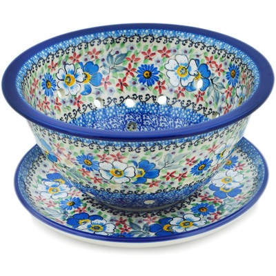 Colander with Plate 8"