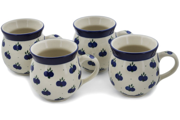 Set of Four 12 oz Bubble Mugs