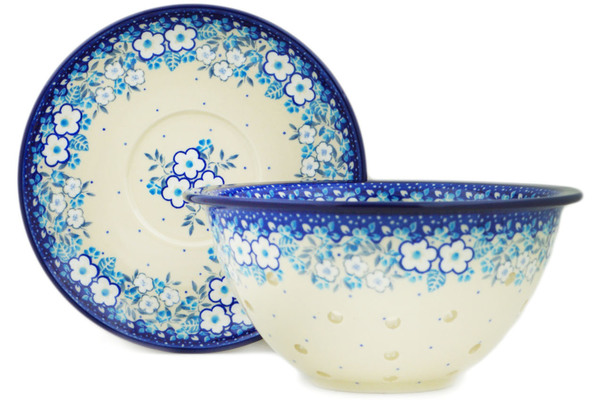 Colander with Plate 8"