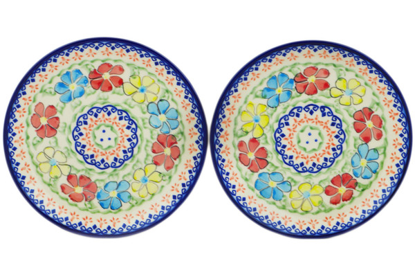 Set of 2 dessert plates