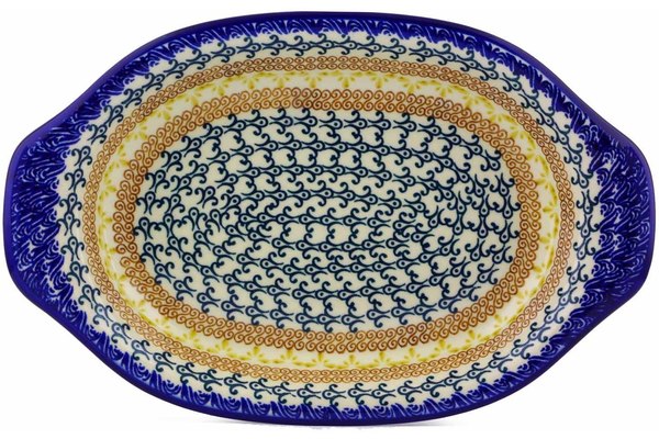 Platter with Handles 12"