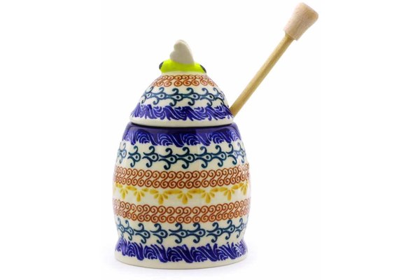 Honey Jar with Dipper 5"