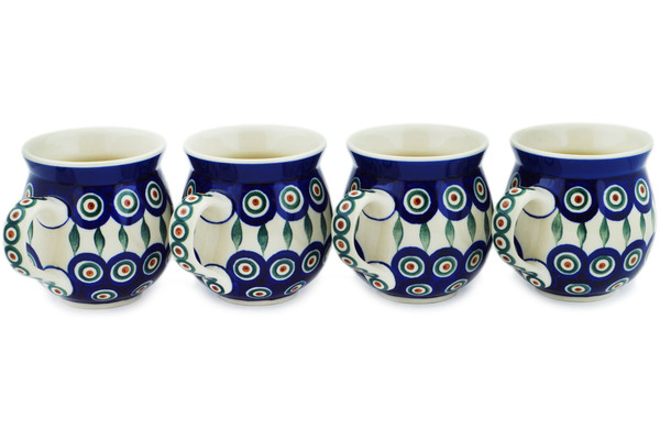 Set of Four 12 oz Bubble Mugs