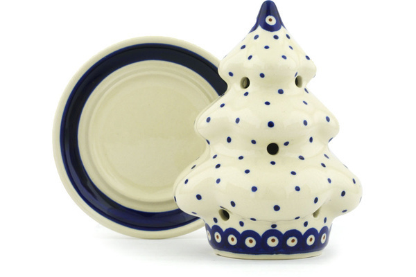 Christmas Tree Candle Holder 7"