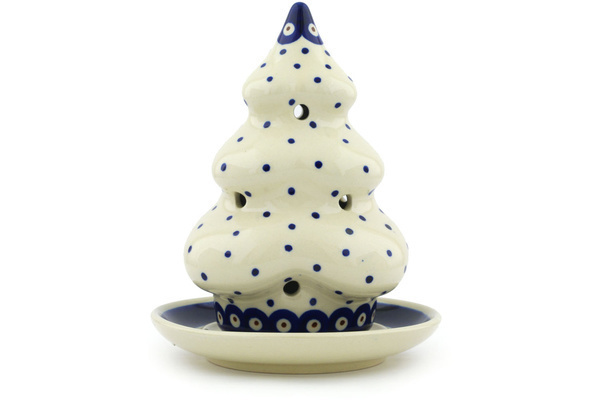 Christmas Tree Candle Holder 7"